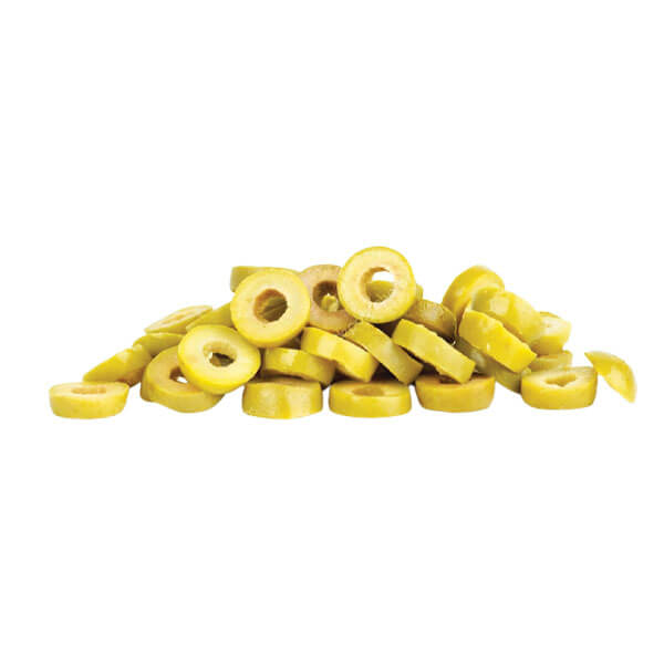 Sliced green olives (kg)